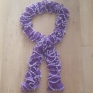 Handmade soft knit scarf